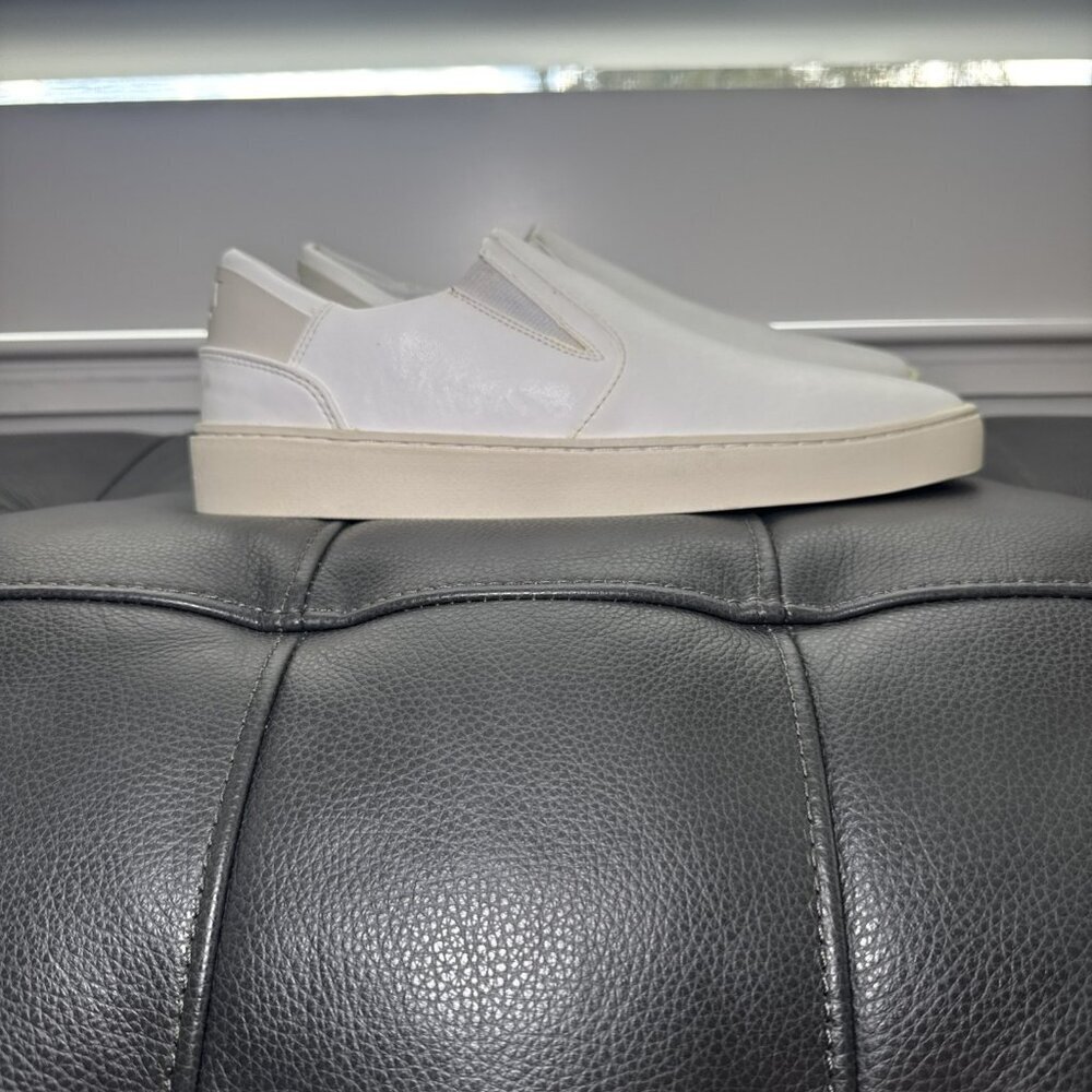 Thousand Fell Men's Slip On Low Top Sneaker White 10 US